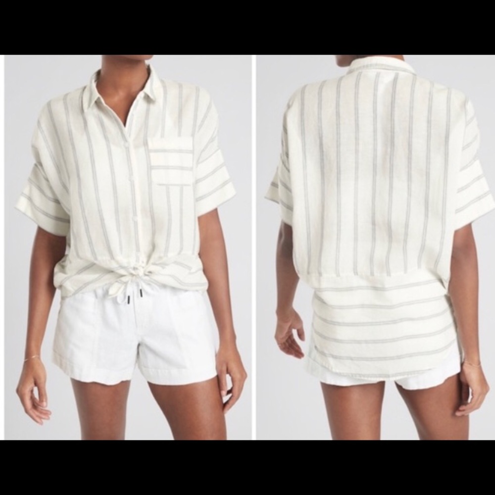 Athleta Anguilla Button Up top - S never worn